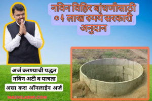 Shetkaryana Navin Vihir Yojana 2024 शेतकऱ्यांना नवीन विहीर योजना २०२४